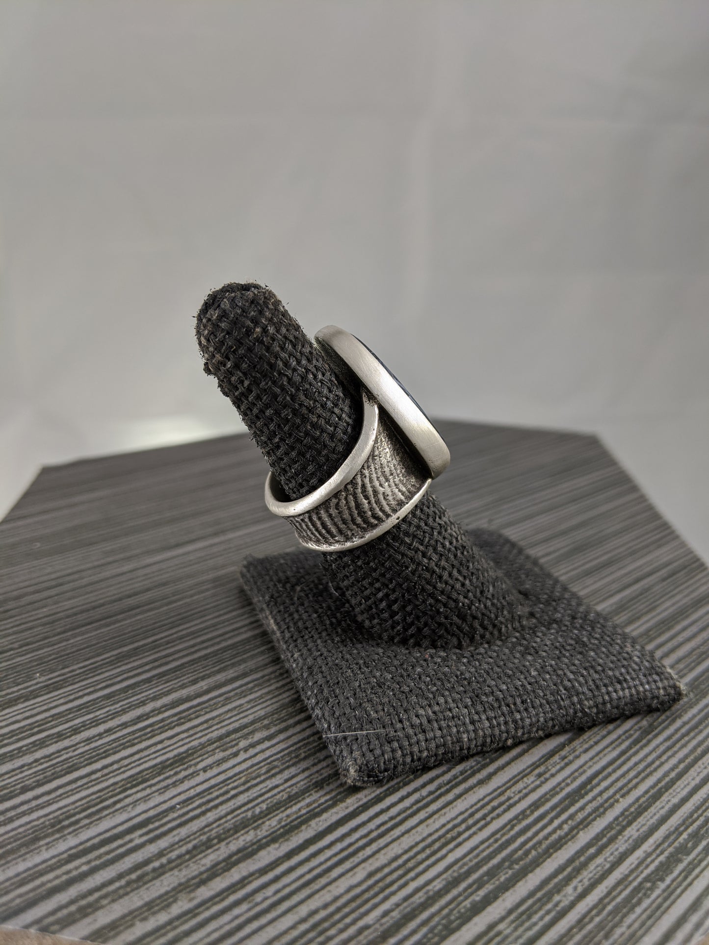 Pietersite Cuttlebone Statement Ring