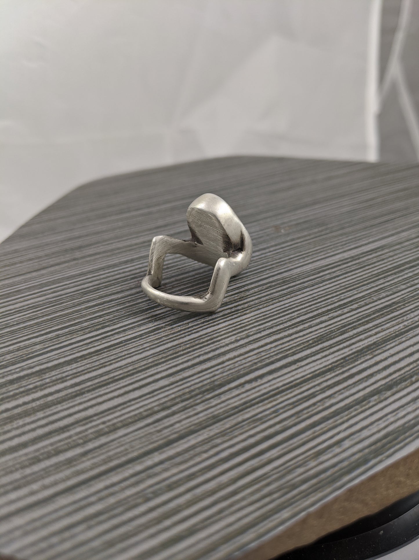 Zig-Zag Blue Moon Turquoise Ring