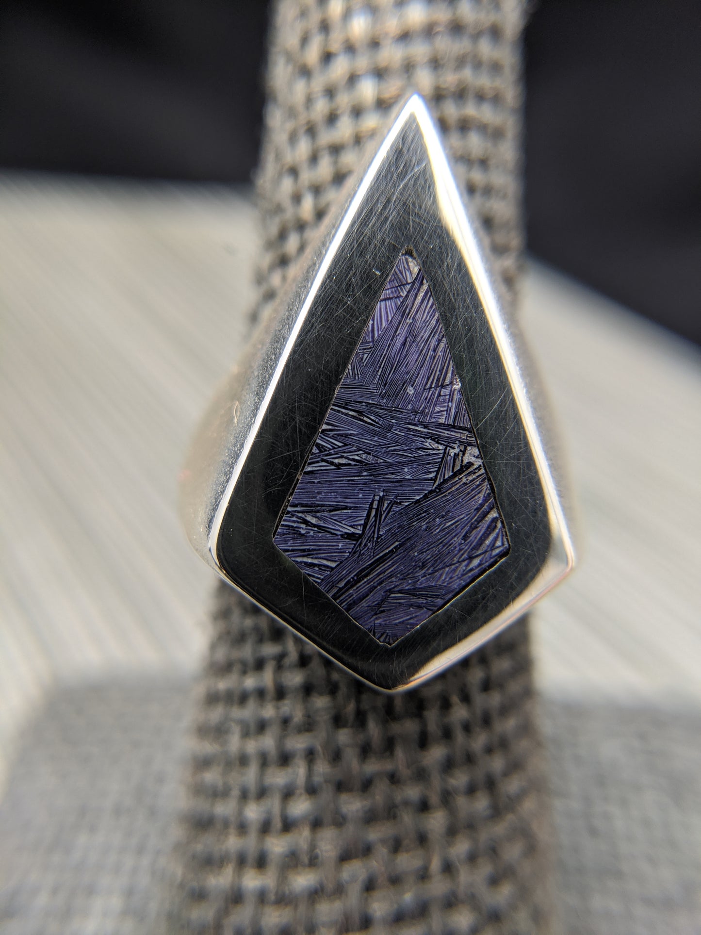 Sagenite Tiffany Stone Inlay Ring